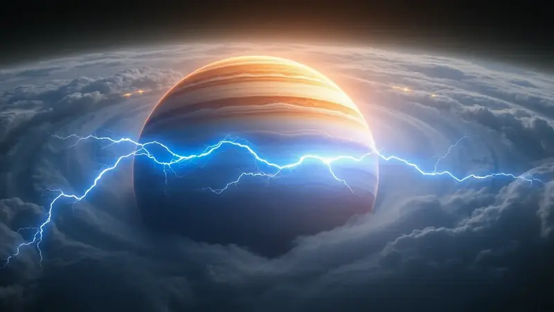 Jüpiterdeki Şimşekler Dünyadan Milyon Kat Güçlü