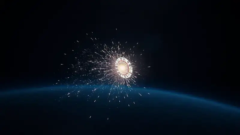 Uzaydaki Starlink uydusunda korkutan patlama