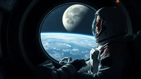 Ay yolculuğunda tarihi kadın astronot