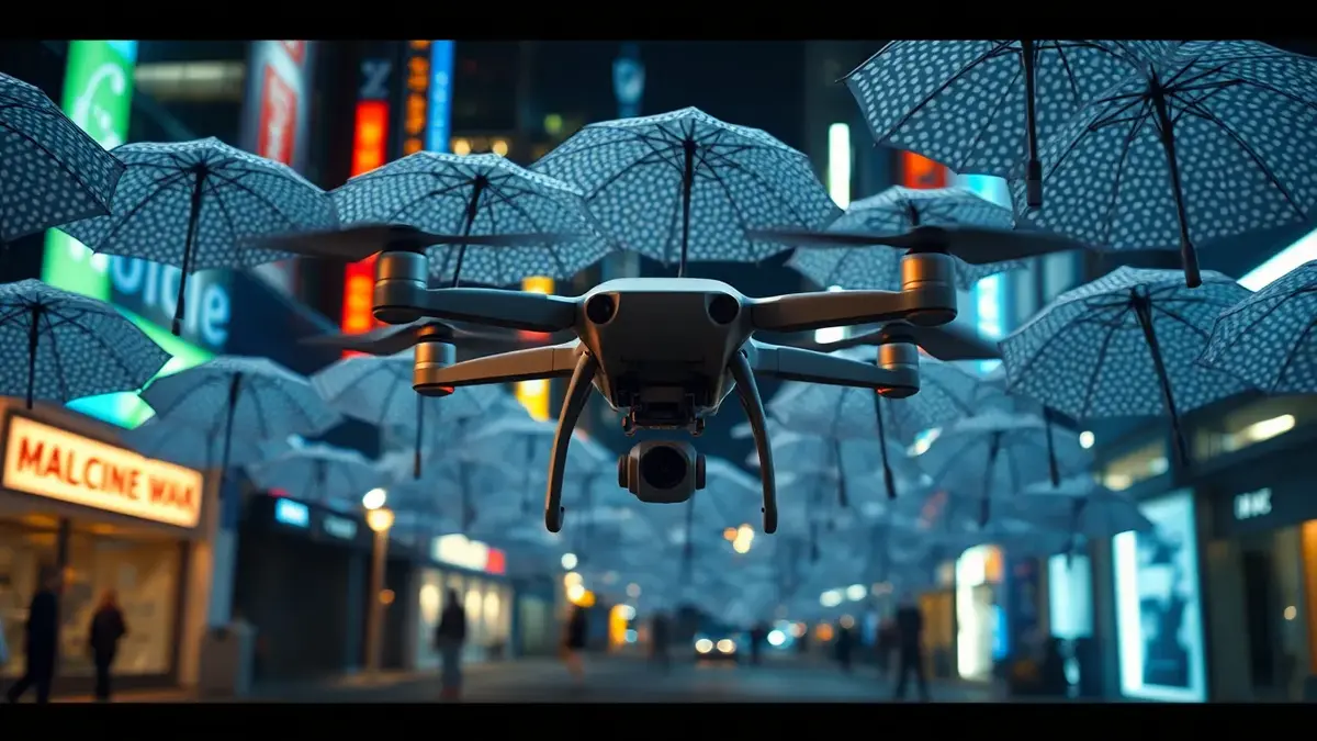 Basit Bir Şemsiyeyle DJI Dronelarını Ele Geçiren İlginç Siber Saldırı Yöntemi